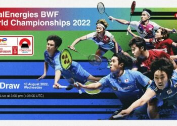 Hasil Drawing Kejuaraan Dunia BWF World Championships 2022 (Foto: BWF)