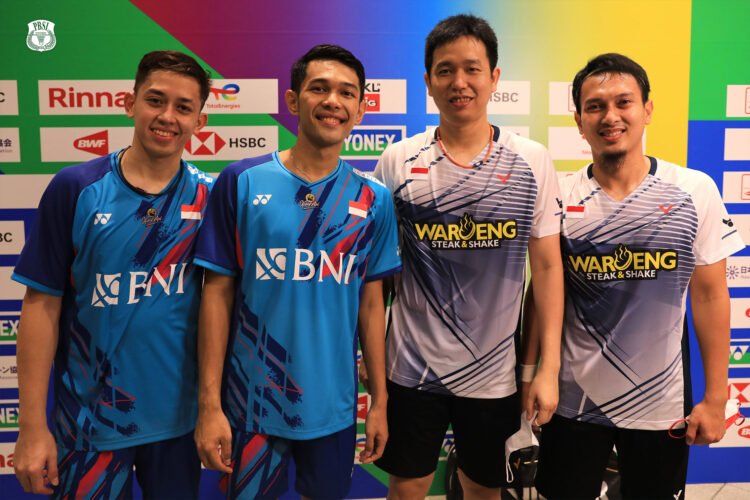 Fajar/Rian dan Ahsan/Hendra di Babak 32 Besar Kejuaraan Dunia (Foto: PBSI)