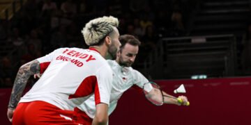 Ben Lane and Sean Vendy Melaju ke Semifinal CWG 2022 (Foto: BWF)