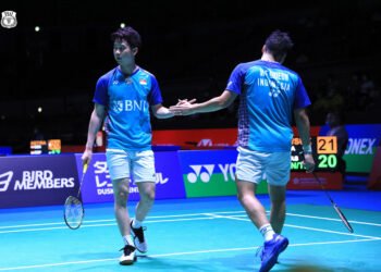 Marcus/Kevin di Japan Open 2022 (Foto: PBSI)