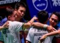 Ahsan/Hendra dan Fajar/Rian di Semifinal Kejuaraan Dunia (Foto: BWF)