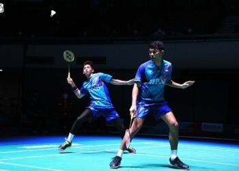 Fajar/Rian di 16 Besar Japan Open 2022 (Foto: PBSI)