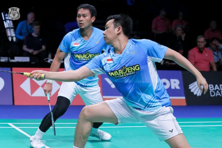 Ahsan/Hendra di Denmark Open 2022 (Foto: PBSI)