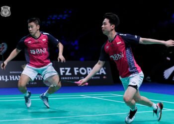 Marcus/Kevin di Denmark Open 2022 (Foto: PBSI)