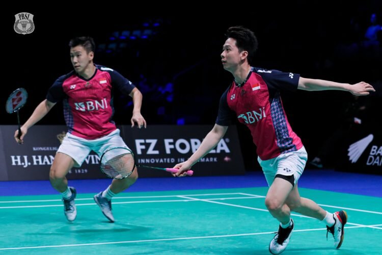 Marcus/Kevin di Denmark Open 2022 (Foto: PBSI)