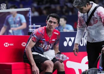 Jonatan Christie di French Open 2022 (Foto: PBSI)