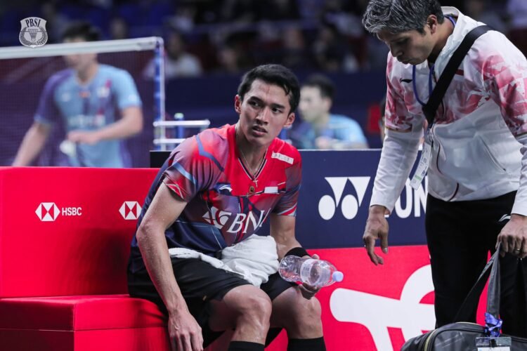 Jonatan Christie di French Open 2022 (Foto: PBSI)