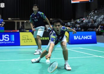 Sabar/Reza di Australian Open 2022 (Foto: PBSI)