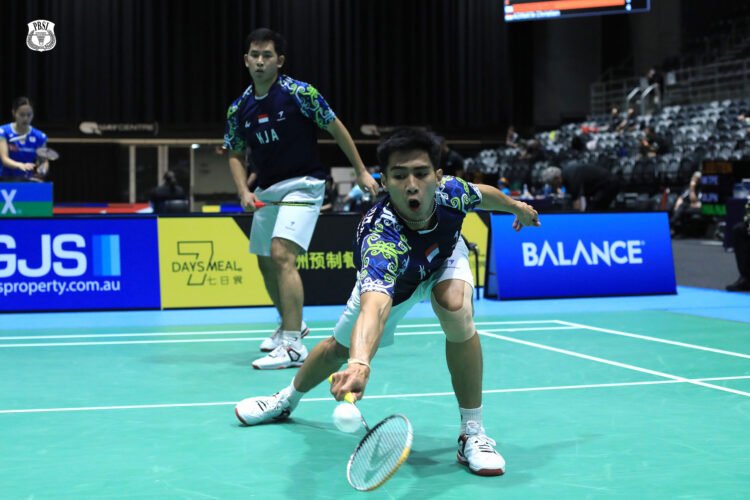 Sabar/Reza di Australian Open 2022 (Foto: PBSI)