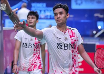 Bagas/Fikri di HYLO Open 2022 (Foto: PBSI)