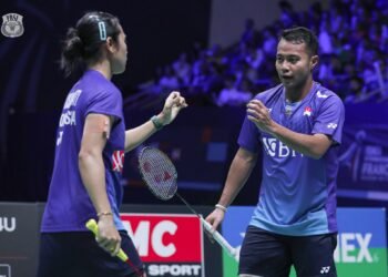 Rehan/Lisa di Hylo Open 2022 (Foto: PBSI)