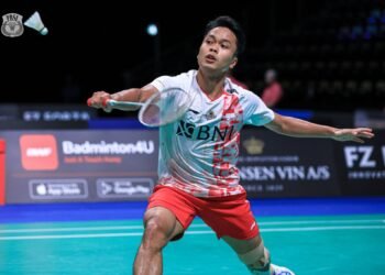 Ginting di Hylo Open 2022 (Foto: PBSI)