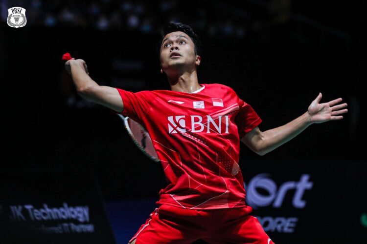 Ginting di Hylo Open 2022 (Foto: PBSI)