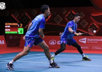 Fajar/Rian di BWF World Tour Finals 2022 (Foto: PBSI)