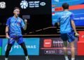 Fajar/Rian di Semifinal Malaysia Open 2023 (Foto: PBSI)