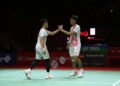 Leo/Daniel di Babak 32 Besar Thailand Masters 2023 (Foto: PBSI)