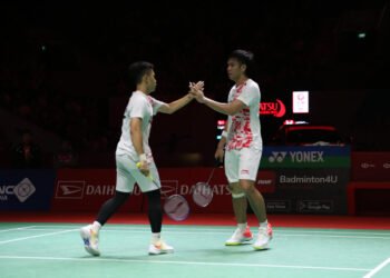 Leo/Daniel di Babak 32 Besar Thailand Masters 2023 (Foto: PBSI)