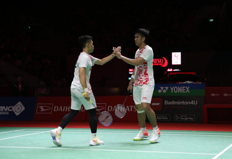 Leo/Daniel di Babak 32 Besar Thailand Masters 2023 (Foto: PBSI)