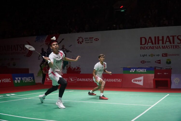 Bagas/Fikri di 16 Besar Thailand Masters 2023 (Foto: PBSI)