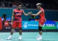 Pram/Yere di Babak Perempat Final Thailand Masters 2023 (Foto: PBSI)