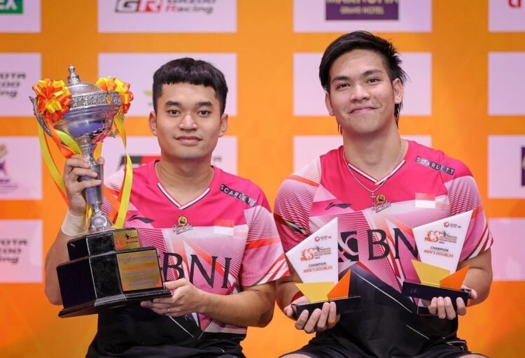 Leo/Daniel juara Thailand Masters 2023 (Foto: badmintonthaitoday)