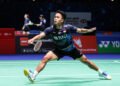 Aksi Ginting di Babak 16 Besar All England 2023 (Foto: PBSI)