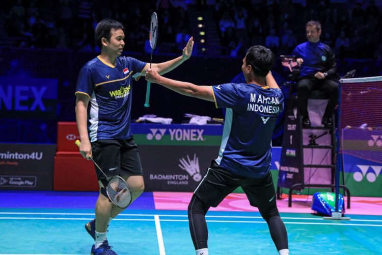 Ahsan/Hendra si Semifinal All England 2023 (Foto: PBSI)