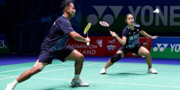 Rehan/Lisa di Semifinal Orleans Masters 2023 (Foto: PBSI)