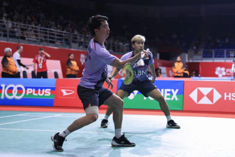 Marcus/Kevin di Babak 32 Besar Malaysia Masters 2023 (Foto: PBSI)