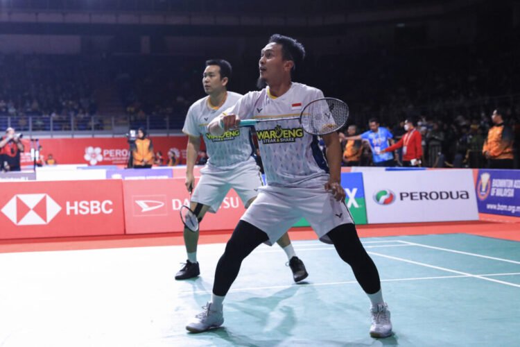 Ahsan/Hendra di Babak 16 Besar Malaysia Masters 2023 (Foto: PBSI)