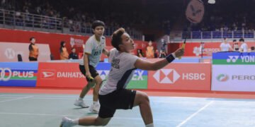Apri/Fadia di Babak Perempat Final Malaysia Masters 2023 (Foto: PBSI)