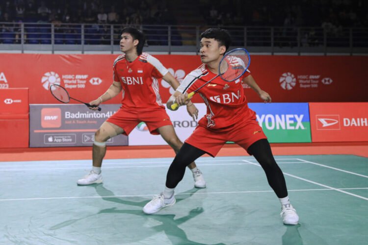 Leo/Daniel di Semifinal Malaysia Masters 2023 (Foto: PBSI)