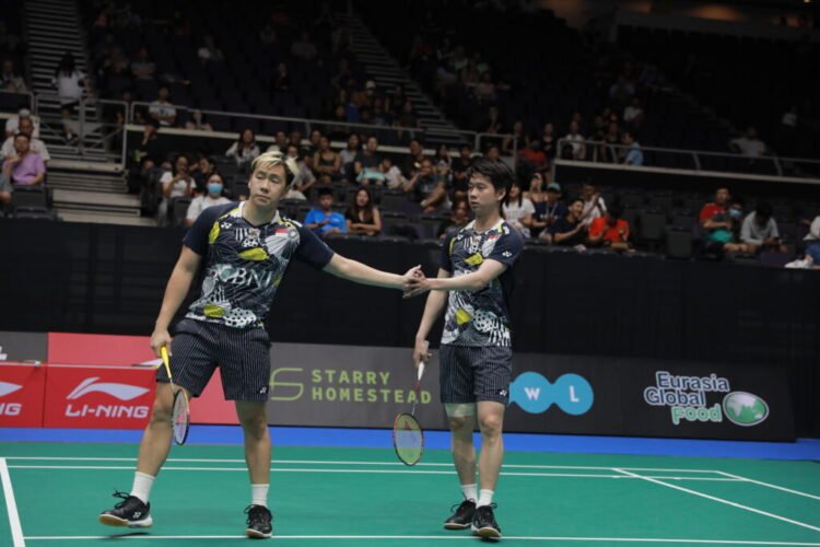 Marcus/Kevin di Singapore Open 2023 (Foto: PBSI)
