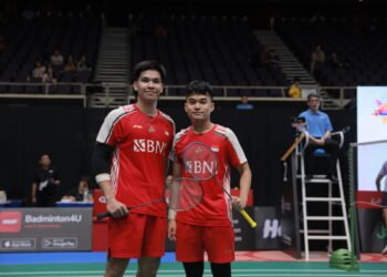 Leo/Daniel di Singapore Open 2023 (Foto: PBSI)