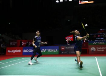 Fajar/Rian di Indonesia Open 2023 (Foto: PBSI)