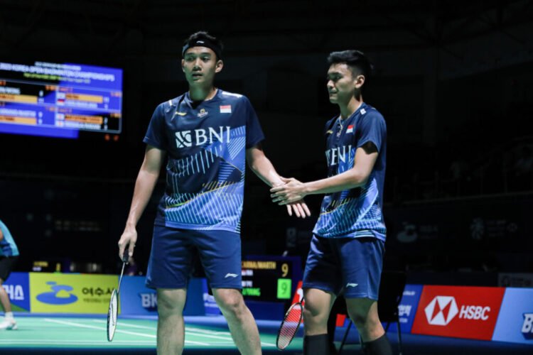 Bagas/Fikri di 32 Besar Korea Open 2023 (Foto: PBSI)