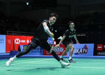 Fajar/Rian di Babak Perempat Final Korea Open 2023 (Foto: PBSI)