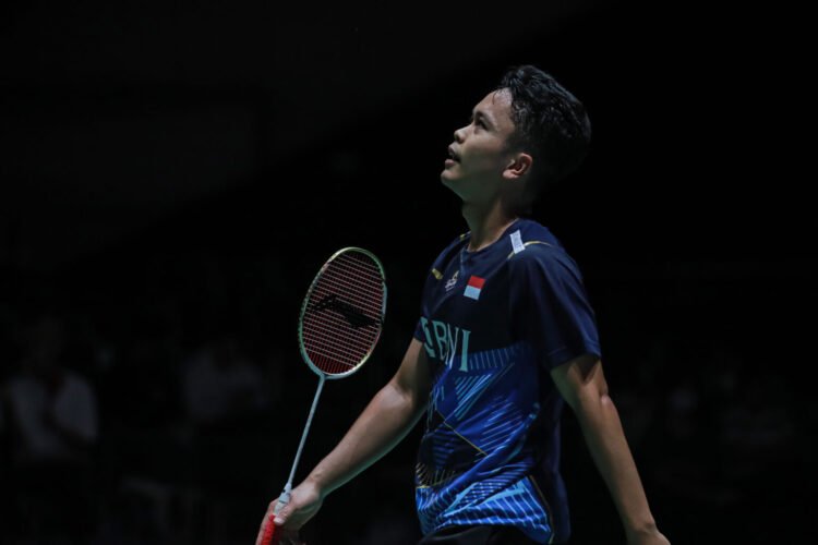 Ginting di Babak 32 Besar Japan Open 2023 (Foto: PBSI)
