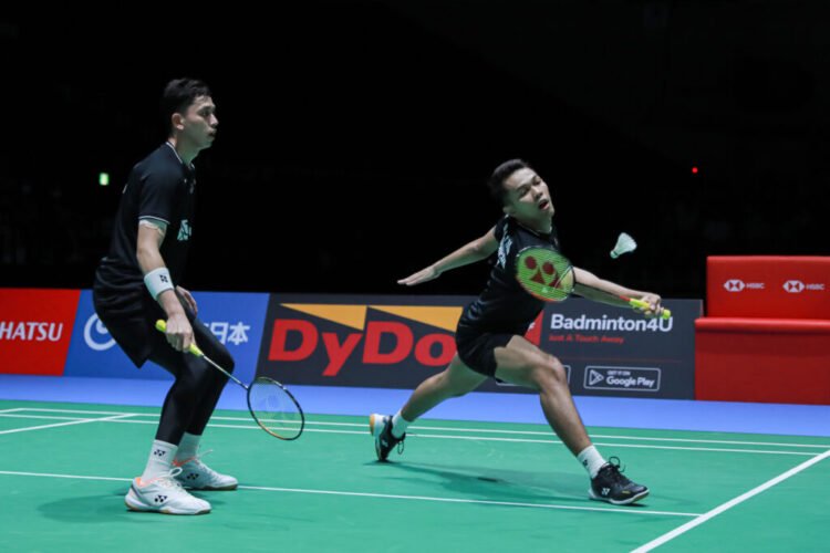 Fajar/Rian di Babak Perempat Final Japan Open 2023 (Foto: PBSI)