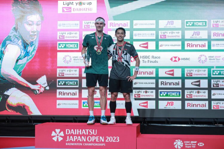 Jojo di Podium Japan Open 2023 (Foto: PBSI)