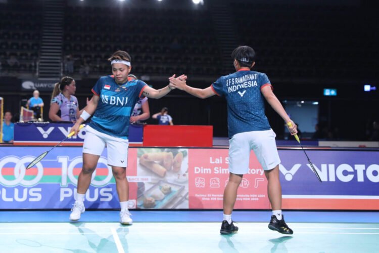Apri/Fadia di Babak 32 Besar Australian Open 2023 (Foto: PBSI)