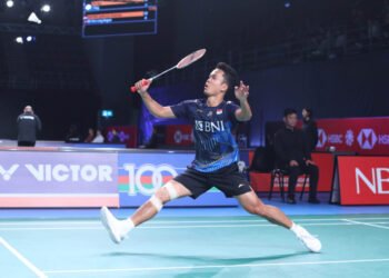 Ginting di Babak 16 Besar Australian Open 2023 (Foto: PBSI)
