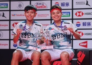Apri/Fadia di Podium BWF World Championships 2023 (Foto: PBSI)