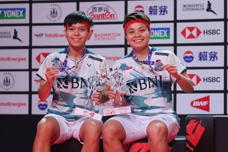 Apri/Fadia di Podium BWF World Championships 2023 (Foto: PBSI)