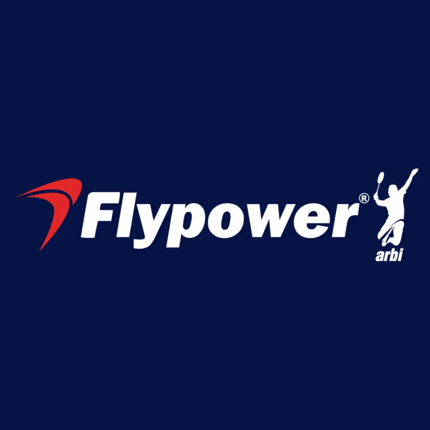 Flypower Logo - merek raket badminton terbaik