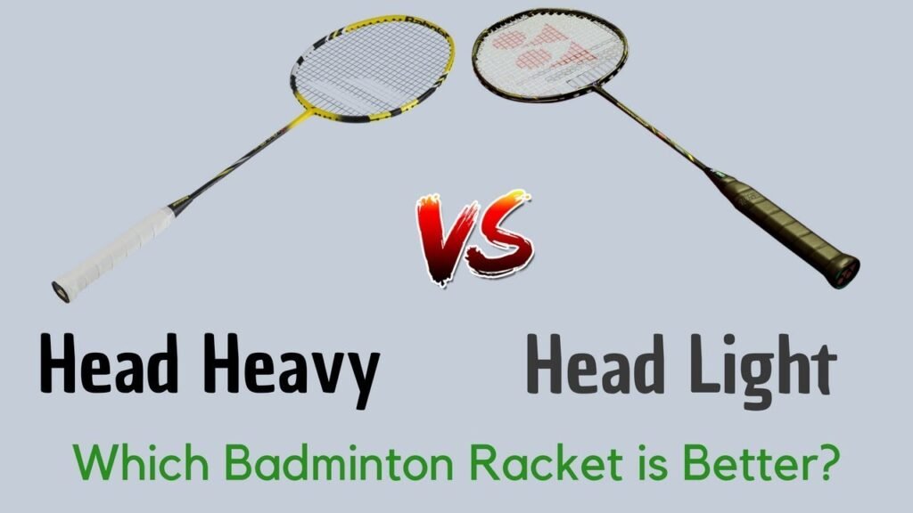 jenis kepala raket - cara memilih raket badminton