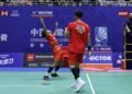 Bagas/Fikri di Babak 32 Besar China Open 2023 (Foto: PBSI)