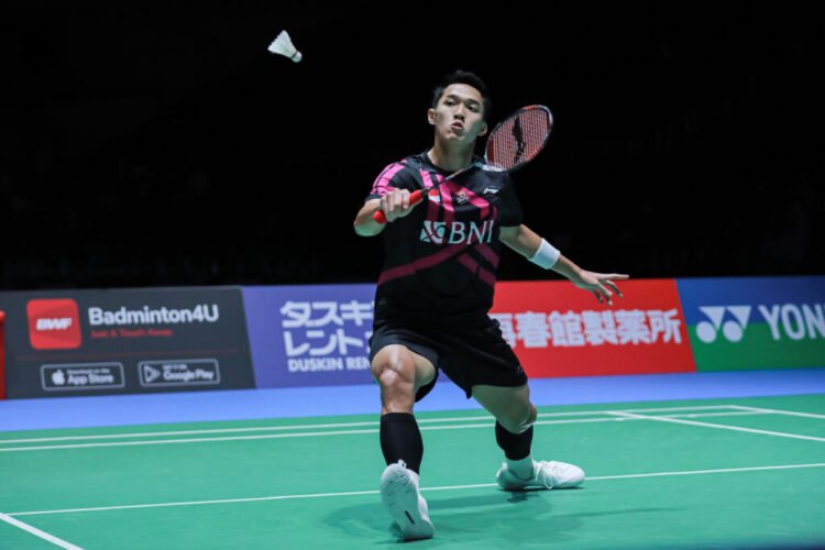 Jonatan Christie di Babak 32 Besar Hong Kong Open 2023 (Foto: PBSI)