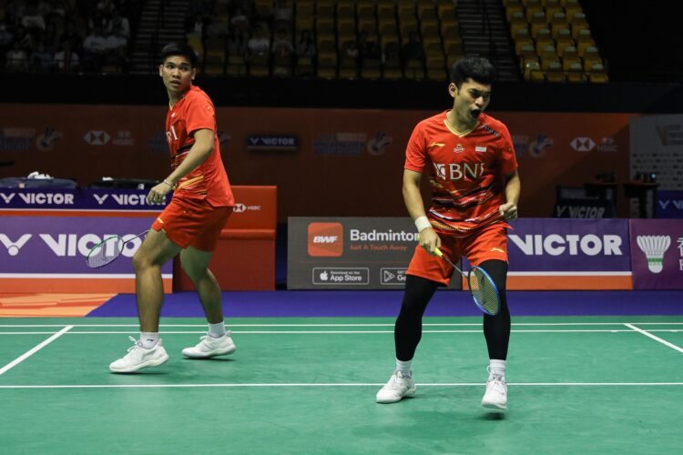 Leo/Daniel di Babak Semifinal Hong Kong Open 2023 (Foto: PBSI)
