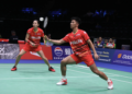 Dejan/Gloria di Babak 32 Besar Arctic Open 2023 (Foto: PBSI)